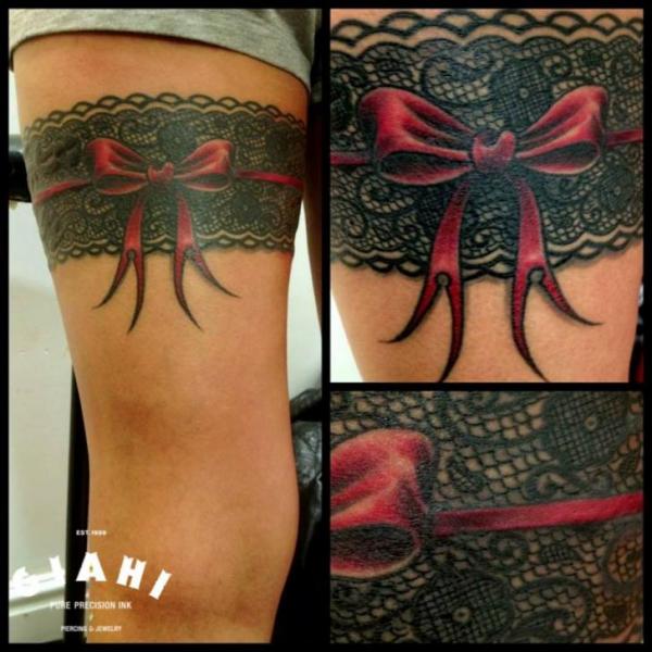 Realistic Garter Tattoo by Jack Gallowtree