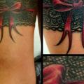 tatuaggio Realistici Giarrettiera di Jack Gallowtree