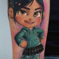 Arm Fantasy Character tattoo by Yomico Art