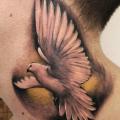 Realistic Swallow Neck tattoo by Yomico Art