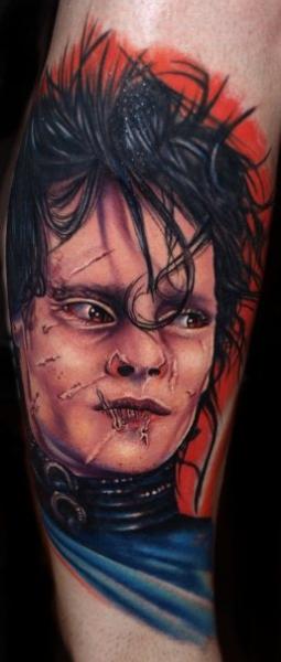 Tatouage Réaliste Johnny Depp par Artistic Element Ink