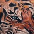 tatuaje Realista Tigre por Artistic Element Ink