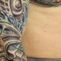Biomechanical Chest Sleeve tattoo by Artistic Element Ink