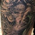 Arm Fantasie Uhr Frauen tattoo von Rember Tattoos