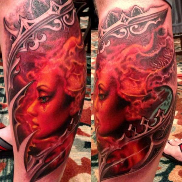 Tatuaje Fantasy Ternero Mujer por Rember Tattoos