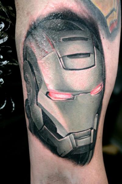Tatuaż Ramię Fantasy Robot przez Rember Tattoos
