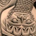 Chest Maya 3d tattoo by Spider Monkey Tattoos