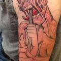 Shoulder Arm Fantasy tattoo by Spider Monkey Tattoos
