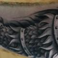 Arm Fantasie Wolf tattoo von Bio Art Tattoo