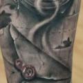 Arm Realistic Compass tattoo by Bio Art Tattoo