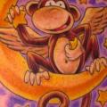 Fantasy Monkey Moon tattoo by Requiem Body Art