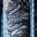 tatuaje Brazo Serpiente por David Hale