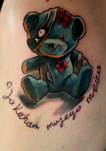 Tatuagem Fantasia Urso por Speak In Color