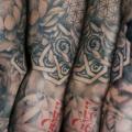 Geometric Sleeve tattoo by Allen Tattoo