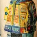 tatuaje Brazo Robot por Chris Gherman