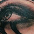 Back Eye tattoo by Chris Gherman
