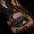 Hand Eye Triangle tattoo by Nikko Hurtado