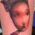 tatuaggio Braccio Fantasy Donne di Face Tattoo