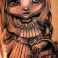 Shoulder Children Character tattoo by Face Tattoo