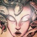 Fantasie Rücken Meerjungfrau tattoo von Lorenzo Arte Y Tatuaje