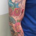 Arm Fantasy tattoo by Mandinga Tattoo