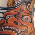 Demon tattoo by Mandinga Tattoo