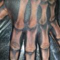 Hand Skeleton tattoo by Mandinga Tattoo