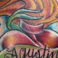tatuaje Corazon Cuello llama por Mandinga Tattoo