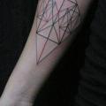 Arm Geometric tattoo by Salo Tattoo