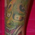 Arm Japanese Demon tattoo by Salo Tattoo