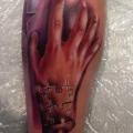 Arm Hand Puzzle tattoo by Rock Ink