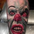 Fantasy Calf Clown tattoo by Rock Ink