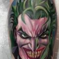 tatuaggio Fantasy Polpaccio Joker di Rock Ink