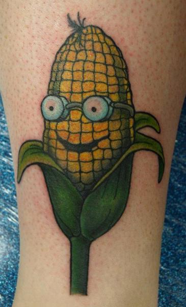 Fantasy Corn Tattoo by No Regrets Studios