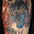 Arm New School Panther tattoo by Seventh Son Tattoo