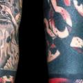 Arm Trash Polka tattoo by Balinese Tattoo