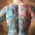 tatuaje Brazo Japoneses Espalda por Balinese Tattoo
