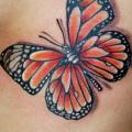 tatuaggio Fianco Farfalle di Balinese Tattoo