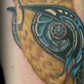 Arm Fantasy Owl tattoo by Heaven Of Colours
