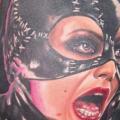 Fantasy Catwoman tattoo by Heaven Of Colours