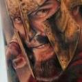 Arm Realistic Warrior tattoo by Mao and Cathy