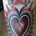 Old School Heart tattoo by Mao and Cathy