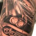 Arm Realistic Car tattoo by V Tattoos