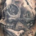 Arm Totenkopf tattoo von V Tattoos