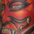 tatuaje Japoneses Demonio por Wanted Tattoo