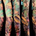 Fantasy Sleeve tattoo by Beautiful Freak