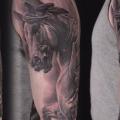 Arm Pferd tattoo von Mia Tattoo