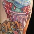 Arm Fantasy Ice Cream tattoo by Mia Tattoo