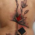 Rücken Dotwork tattoo von L'Art Du Point