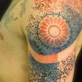 tatuaje Hombro Dotwork por L'Art Du Point
